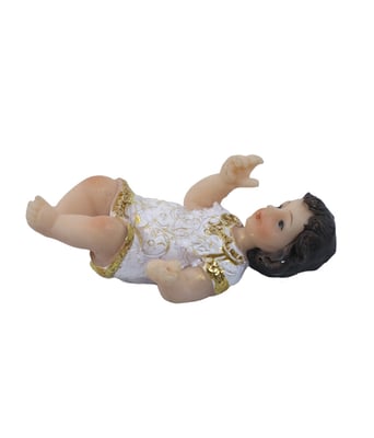 Home Variedades  Menino Jesus 7cm - Enfeite Resina  3