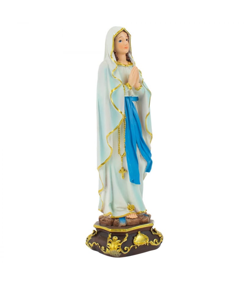 Nossa Senhora De Lourdes 23cm - Enfeite Resina