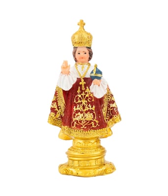 Home Variedades  Menino Jesus De Praga 12.5cm - Enfeite Resina  1