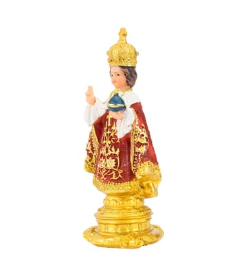 Home Variedades  Menino Jesus De Praga 12.5cm - Enfeite Resina  2