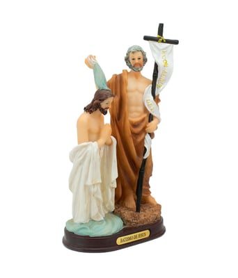 Home Variedades Batismo De Jesus 20cm - Enfeite Resina 2 Home Variedades Batismo De Jesus 20cm - Enfeite Resina 2