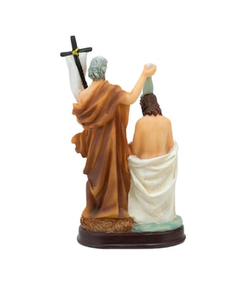 Home Variedades Batismo De Jesus 20cm - Enfeite Resina 5 Home Variedades Batismo De Jesus 20cm - Enfeite Resina 5