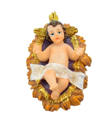 Home Variedades Menino Jesus Na Manjedoura 12cm 1 Home Variedades Menino Jesus Na Manjedoura 12cm 1