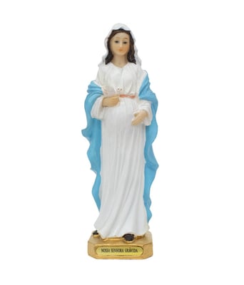 Home Variedades  Nossa Senhora Grávida 20.5cm - Enfeite Resina  1