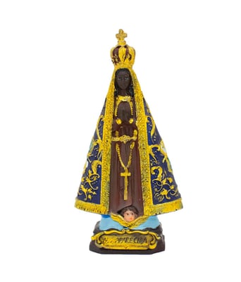 Home Variedades  Nossa Senhora Aparecida 10cm - Enfeite Resina  1