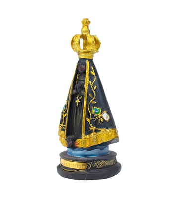 Home Variedades Nossa Senhora Aparecida 10cm - Enfeite Resina 2 Home Variedades Nossa Senhora Aparecida 10cm - Enfeite Resina 2