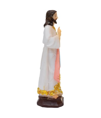 Home Variedades  Jesus Misericordioso 15cm - Enfeite Resina  4