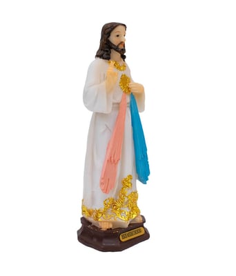 Home Variedades  Jesus Misericordioso 15cm - Enfeite Resina  5