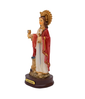 Home Variedades Santa Bárbara 12.5cm - Enfeite Resina 3 Home Variedades Santa Bárbara 12.5cm - Enfeite Resina 3