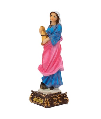 Home Variedades Santa Cecília 16cm - Enfeite Resina 2 Home Variedades Santa Cecília 16cm - Enfeite Resina 2