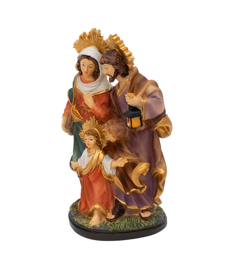 Sagrada Família 16cm - Enfeite Resina
