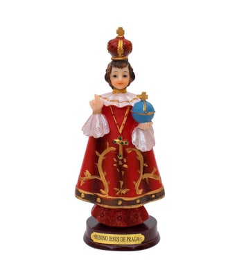 Home Variedades  Menino Jesus De Praga 15cm - Enfeite Resina  1