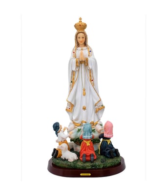 Home Variedades  Nossa Senhora De Fátima Com 3 Pastores 63cm  1