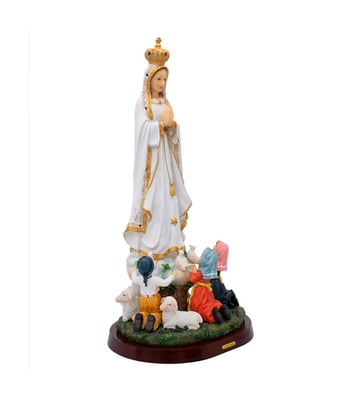 Home Variedades Nossa Senhora De Fátima Com 3 Pastores 63cm 2 Home Variedades Nossa Senhora De Fátima Com 3 Pastores 63cm 2
