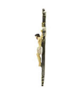 Home Variedades Crucifixo De Parede 49cm - Enfeite Resina 3 Home Variedades Crucifixo De Parede 49cm - Enfeite Resina 3