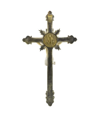 Home Variedades  Crucifixo De Parede 49cm - Enfeite Resina  5