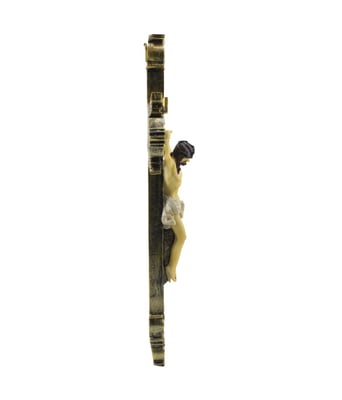 Home Variedades Crucifixo De Parede 39.5cm - Enfeite Resina 4 Home Variedades Crucifixo De Parede 39.5cm - Enfeite Resina 4