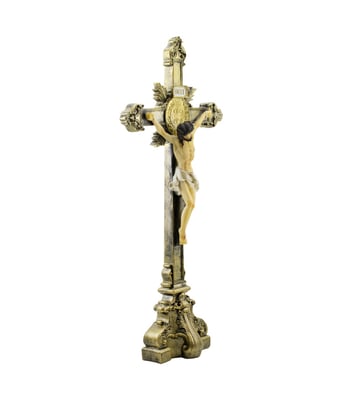 Home Variedades  Crucifixo De Mesa 45cm - Enfeite Resina  2