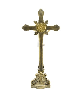 Home Variedades  Crucifixo De Mesa 45cm - Enfeite Resina  5