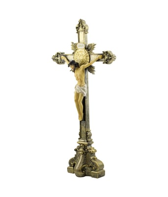 Home Variedades  Crucifixo De Mesa 45cm - Enfeite Resina  6