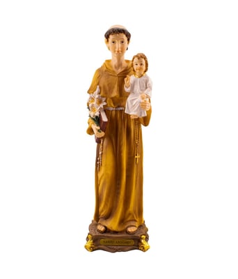 Home Variedades Santo Antônio 32cm - Enfeite Resina 1 Home Variedades Santo Antônio 32cm - Enfeite Resina 1