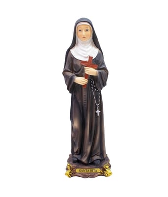 Home Variedades Santa Rita 31cm - Enfeite Resina 1 Home Variedades Santa Rita 31cm - Enfeite Resina 1