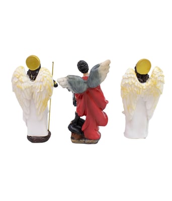 Home Variedades Três Arcanjos 11.5cm - Enfeite Resina 4 Home Variedades Três Arcanjos 11.5cm - Enfeite Resina 4