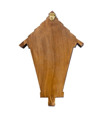 Home Variedades Crucifixo Casa 20cm - Enfeite Resina 4 Home Variedades Crucifixo Casa 20cm - Enfeite Resina 4