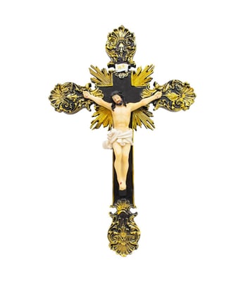 Home Variedades   Crucifixo 39cm - Enfeite Resina  1