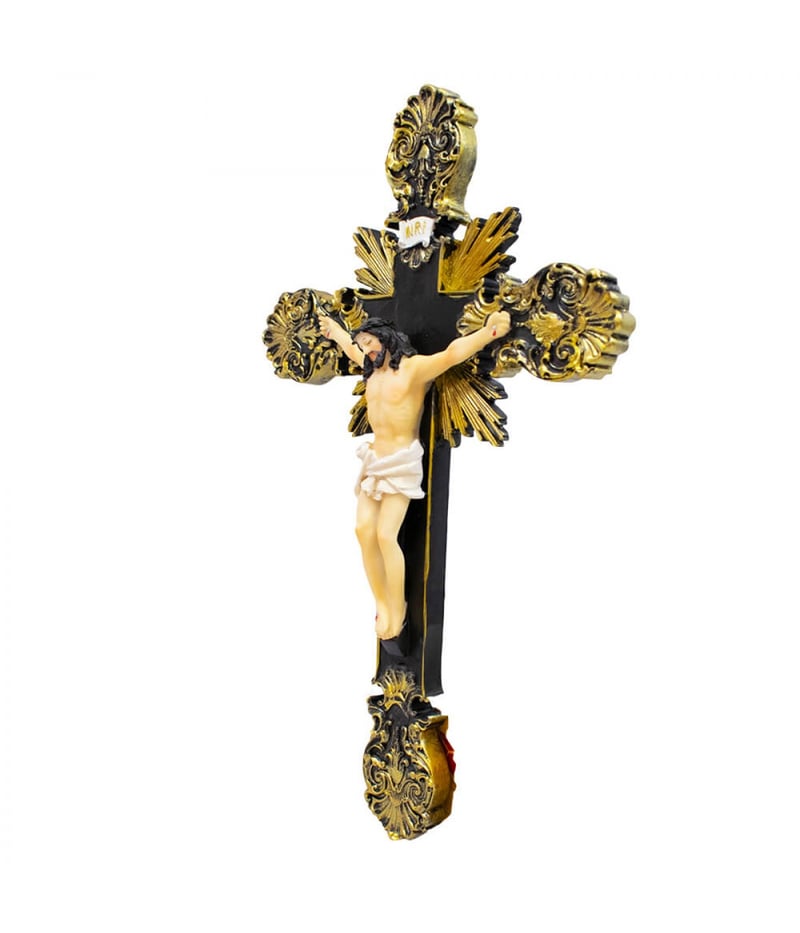  Crucifixo 39cm - Enfeite Resina