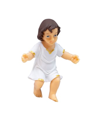 Home Variedades Menino Jesus Roupa Branca 8cm 1 Home Variedades Menino Jesus Roupa Branca 8cm 1
