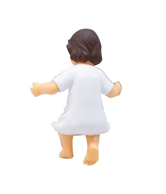 Home Variedades Menino Jesus Roupa Branca 8cm 2 Home Variedades Menino Jesus Roupa Branca 8cm 2