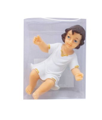 Home Variedades Menino Jesus Roupa Branca 8cm 3 Home Variedades Menino Jesus Roupa Branca 8cm 3