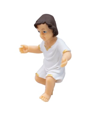 Home Variedades Menino Jesus Roupa Branca 8cm 4 Home Variedades Menino Jesus Roupa Branca 8cm 4