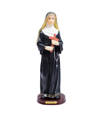 Home Variedades Santa Rita 31cm - Enfeite Resina 1 Home Variedades Santa Rita 31cm - Enfeite Resina 1