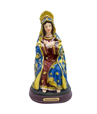 Home Variedades  Nossa Senhora Das Dores 14cm - Enfeite Resina  1