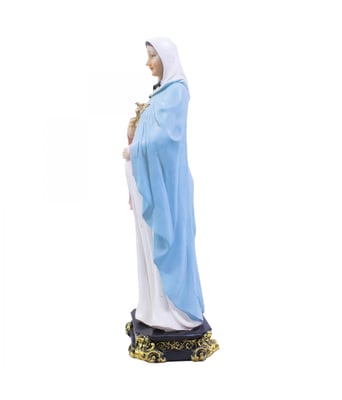 Home Variedades   Nossa Senhora Grávida 32cm - Enfeite Resina  3