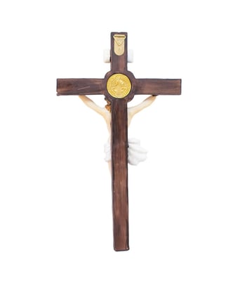 Home Variedades   Crucifixo 42cm - Enfeite Resina  3