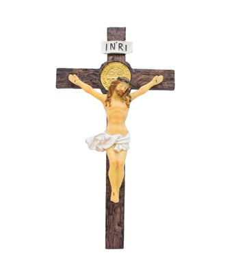 Home Variedades  Crucifixo 26.5cm - Enfeite Resina  1