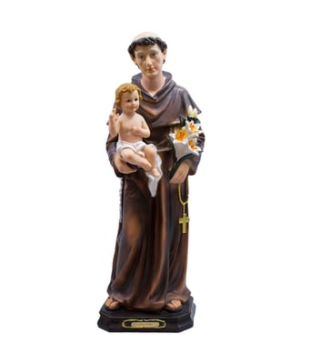 Home Variedades Santo Antônio 51cm - Enfeite Resina 1 Home Variedades Santo Antônio 51cm - Enfeite Resina 1
