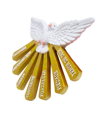 Home Variedades Espírito Santo 14cm - Enfeite Resina 2 Home Variedades Espírito Santo 14cm - Enfeite Resina 2