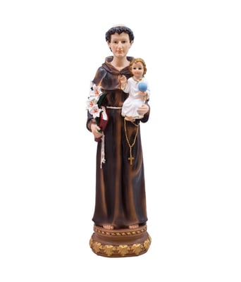 Home Variedades Santo Antônio 59cm - Enfeite Resina 1 Home Variedades Santo Antônio 59cm - Enfeite Resina 1