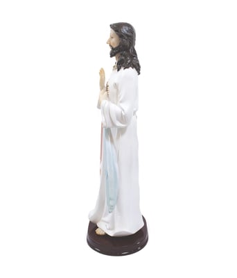 Home Variedades  Jesus Misericordioso 41cm - Enfeite Resina  3