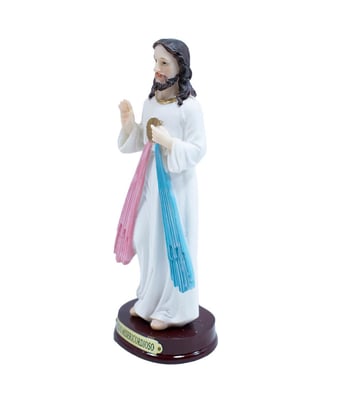 Home Variedades  Jesus Misericordioso 15cm - Enfeite Resina  2