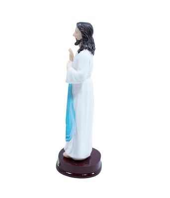 Home Variedades  Jesus Misericordioso 15cm - Enfeite Resina  3