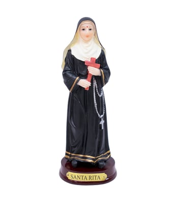 Home Variedades Santa Rita 15cm - Enfeite Resina 1 Home Variedades Santa Rita 15cm - Enfeite Resina 1
