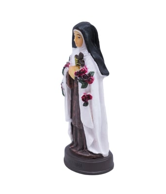 Home Variedades Santa Terezinha 8cm - Enfeite Resina Plástico 2 Home Variedades Santa Terezinha 8cm - Enfeite Resina Plástico 2