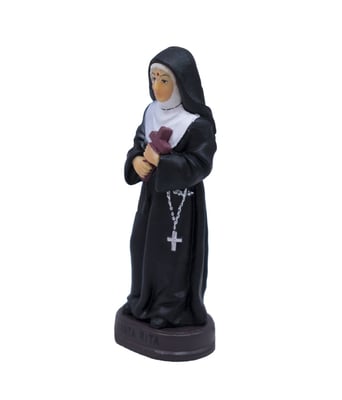 Home Variedades Santa Rita 8cm - Enfeite Resina Plástico 2 Home Variedades Santa Rita 8cm - Enfeite Resina Plástico 2