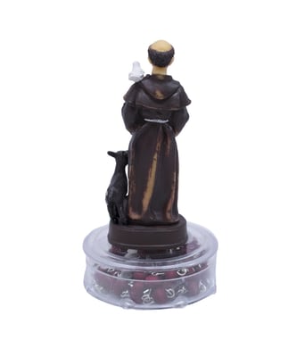 Home Variedades Terço São Francisco 10cm - Enfeite Resina 4 Home Variedades Terço São Francisco 10cm - Enfeite Resina 4