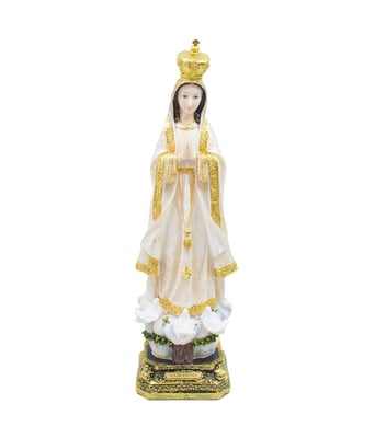 Home Variedades Nossa Senhora De Fátima 59cm - Enfeite Resina 1 Home Variedades Nossa Senhora De Fátima 59cm - Enfeite Resina 1